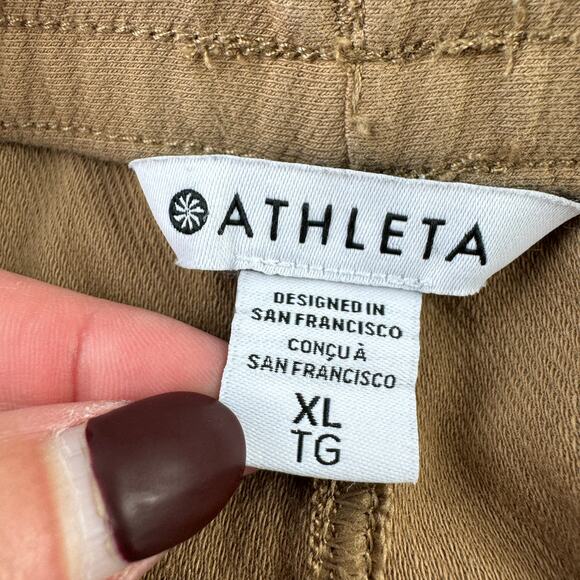 Athleta Big Sur Brown Farallon Pant Semi-Fitted Straight Leg 533741 Size XL - Picture 9 of 16